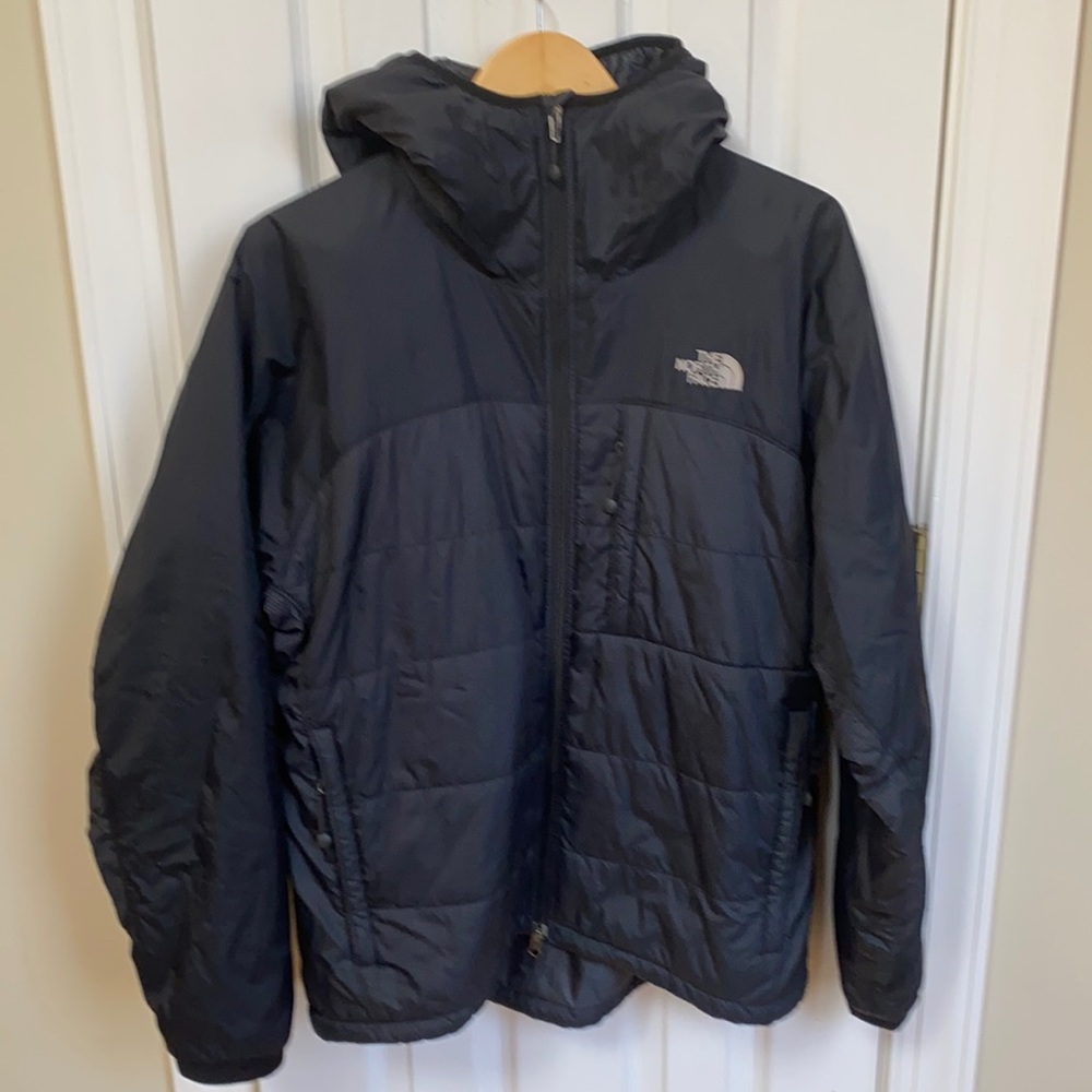 North Face original Summit Series primaloft hoodie in black size large